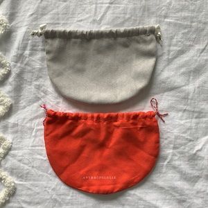 Set of 2 Anthropologie Dustbags